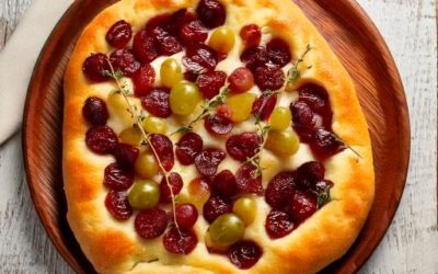 Focaccia aux raisins