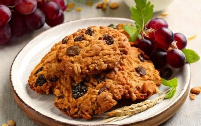 Cookies granola aux raisins